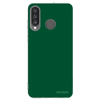 Picasee silikonska prozirna maskica za Huawei P30 Lite - Green Gleam