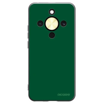 Picasee crna silikonska maskica za Honor Magic8 Lite 5G - Green Gleam