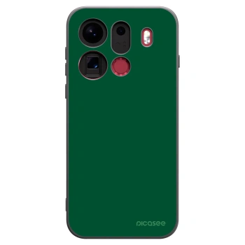 Picasee crna silikonska maskica za OPPO Find X9 Pro - Green Gleam