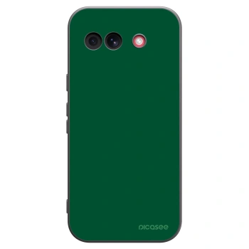 Picasee crna silikonska maskica za Google Pixel 10a - Green Gleam