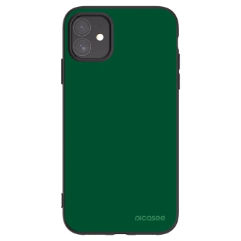 Picasee crna silikonska maskica za Apple iPhone 11 - Green Gleam