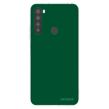 Picasee silikonska prozirna maskica za Xiaomi Redmi Note 8 - Green Gleam
