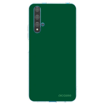 Picasee silikonska prozirna maskica za Huawei Nova 5T - Green Gleam