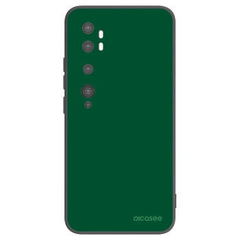 Picasee crna silikonska maskica za Xiaomi Mi Note 10 (Pro) - Green Gleam
