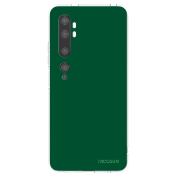 Picasee silikonska prozirna maskica za Xiaomi Mi Note 10 (Pro) - Green Gleam