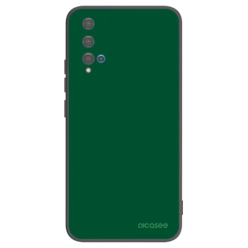 Picasee crna silikonska maskica za Huawei Nova 5T - Green Gleam