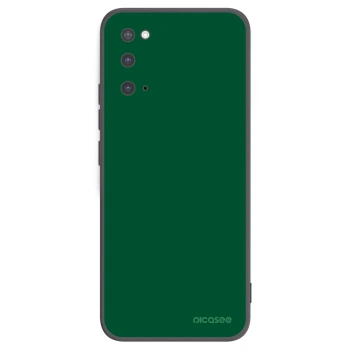 Picasee crna silikonska maskica za Samsung Galaxy S20 G980F - Green Gleam