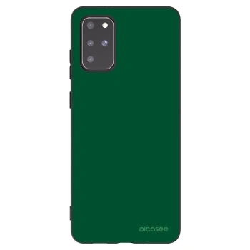 Picasee crna silikonska maskica za Samsung Galaxy S20+ G985F - Green Gleam