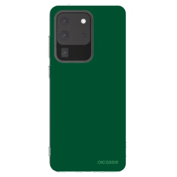Picasee silikonska prozirna maskica za Samsung Galaxy S20 Ultra 5G G988F - Green Gleam