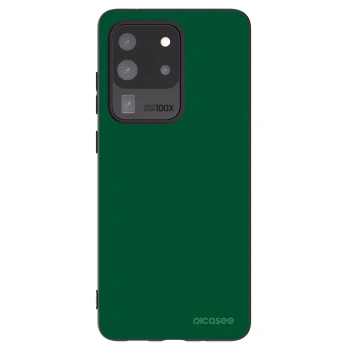Picasee crna silikonska maskica za Samsung Galaxy S20 Ultra 5G G988F - Green Gleam