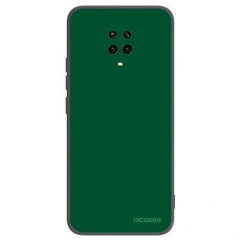 Picasee crna silikonska maskica za Xiaomi Redmi Note 9 Pro - Green Gleam