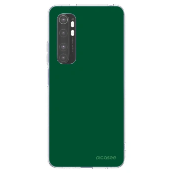 Picasee silikonska prozirna maskica za Xiaomi Mi Note 10 Lite - Green Gleam