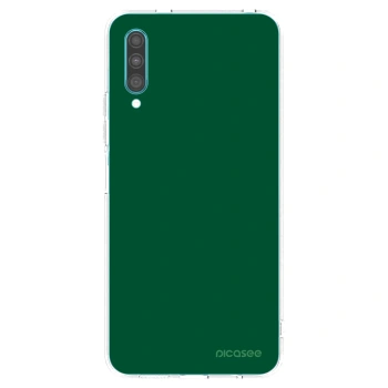 Picasee silikonska prozirna maskica za Samsung Galaxy A30s A307F - Green Gleam