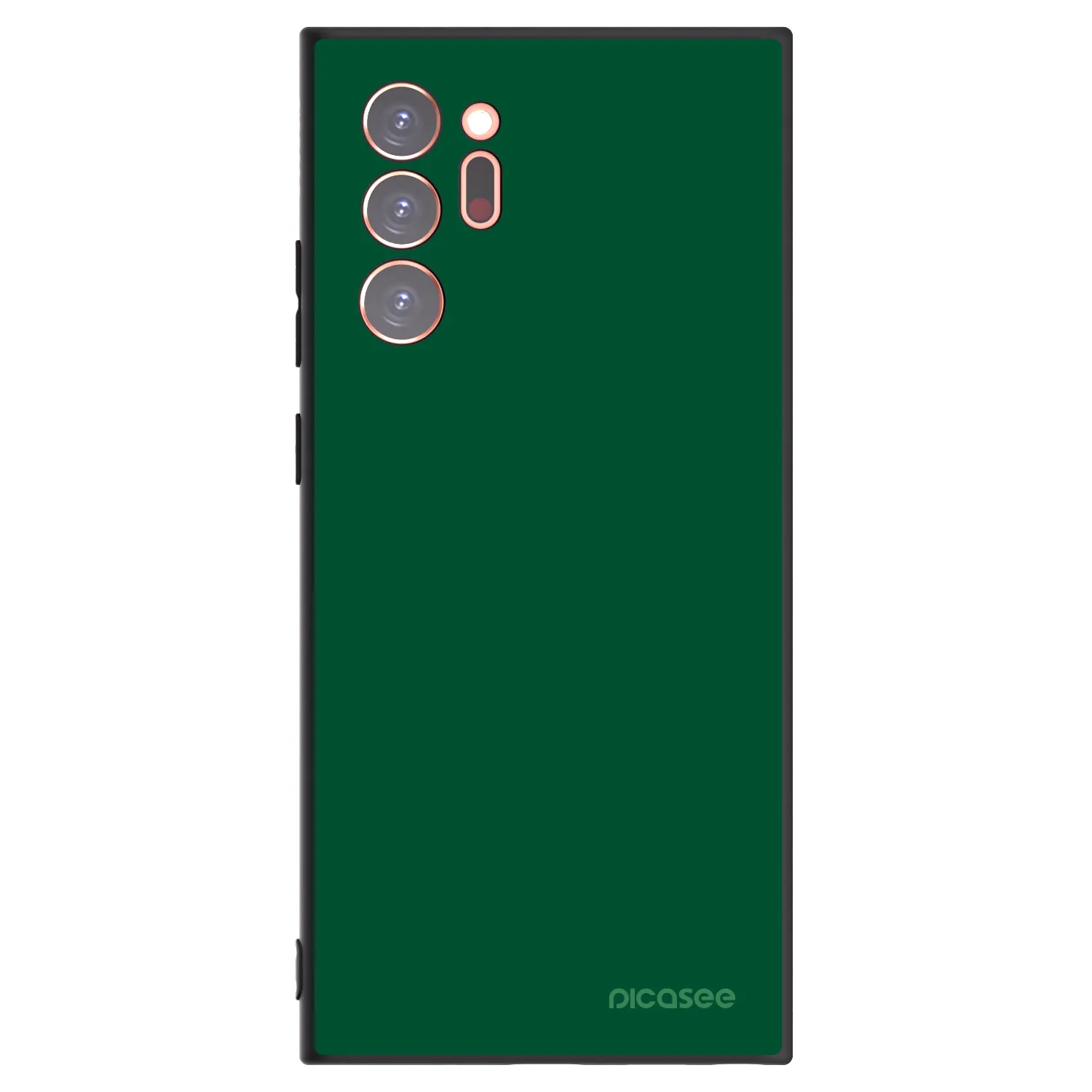 Picasee crna silikonska maskica za Samsung Galaxy Note 20 Ultra - Green Gleam