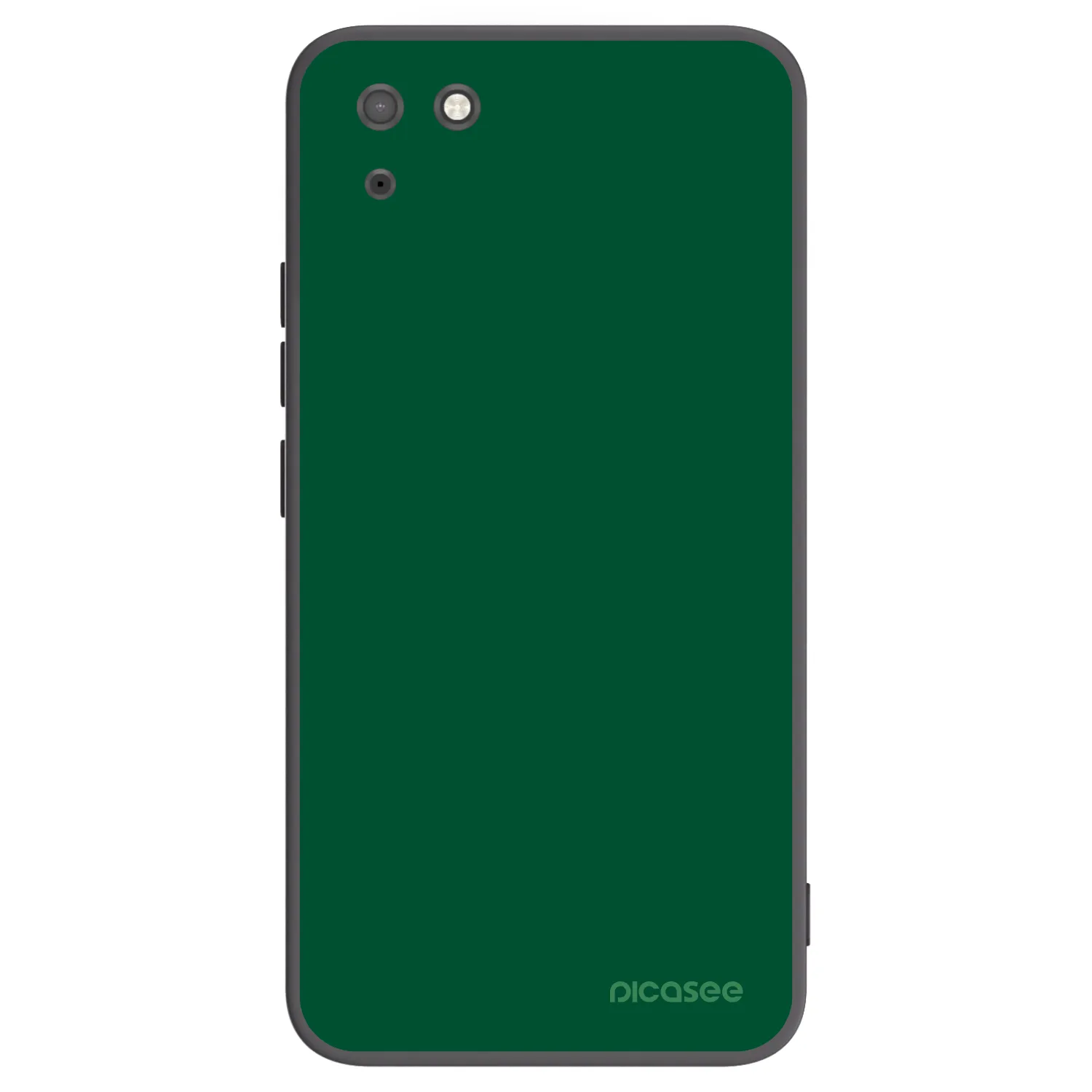 Picasee crna silikonska maskica za Huawei Y5P - Green Gleam