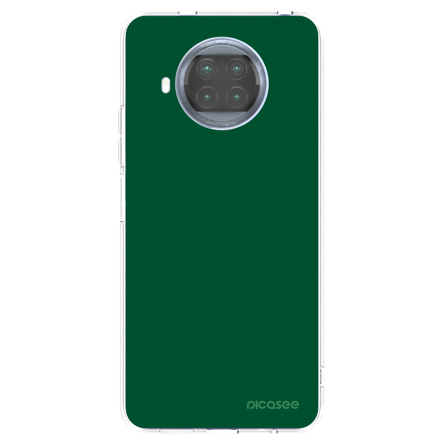 Picasee silikonska prozirna maskica za Xiaomi Mi 10T Lite - Green Gleam