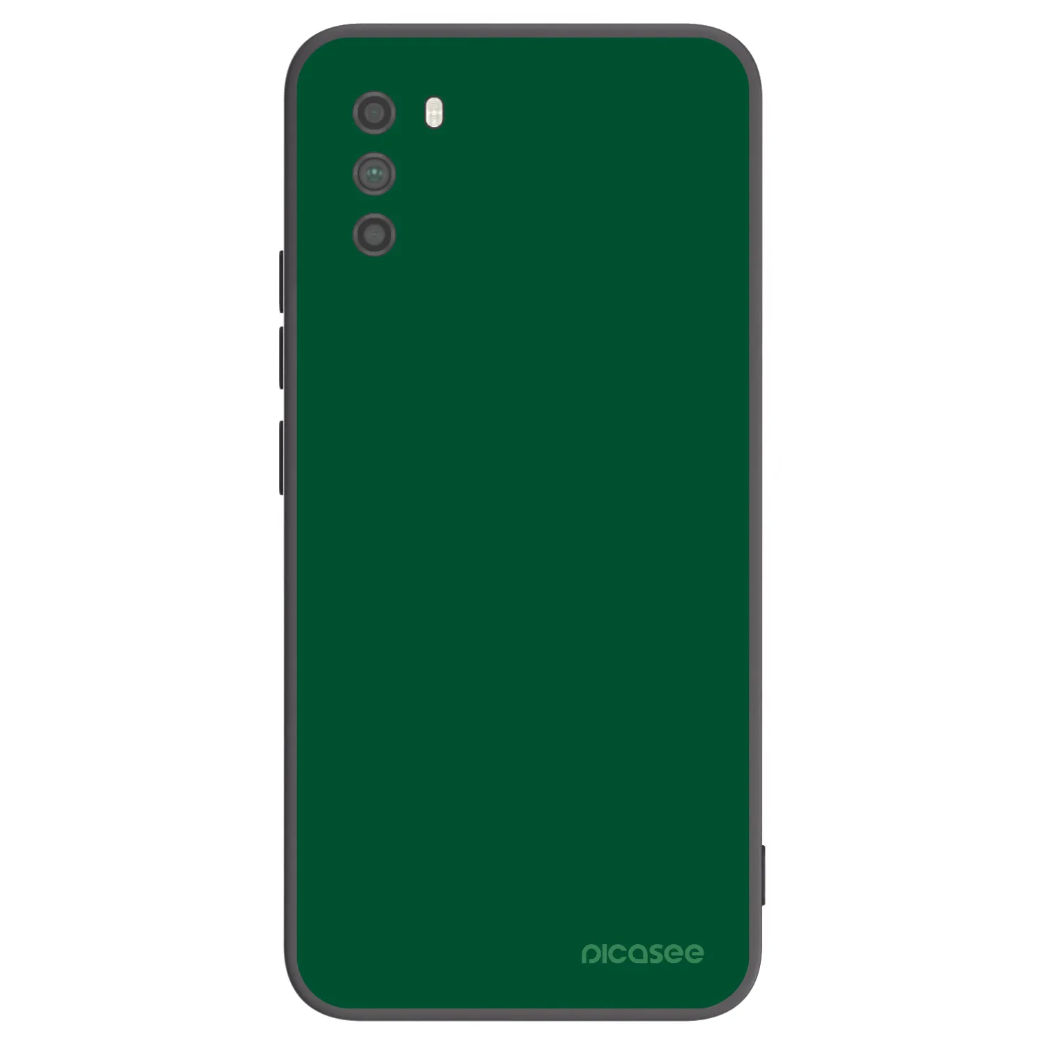 Picasee crna silikonska maskica za Xiaomi Poco M3 - Green Gleam