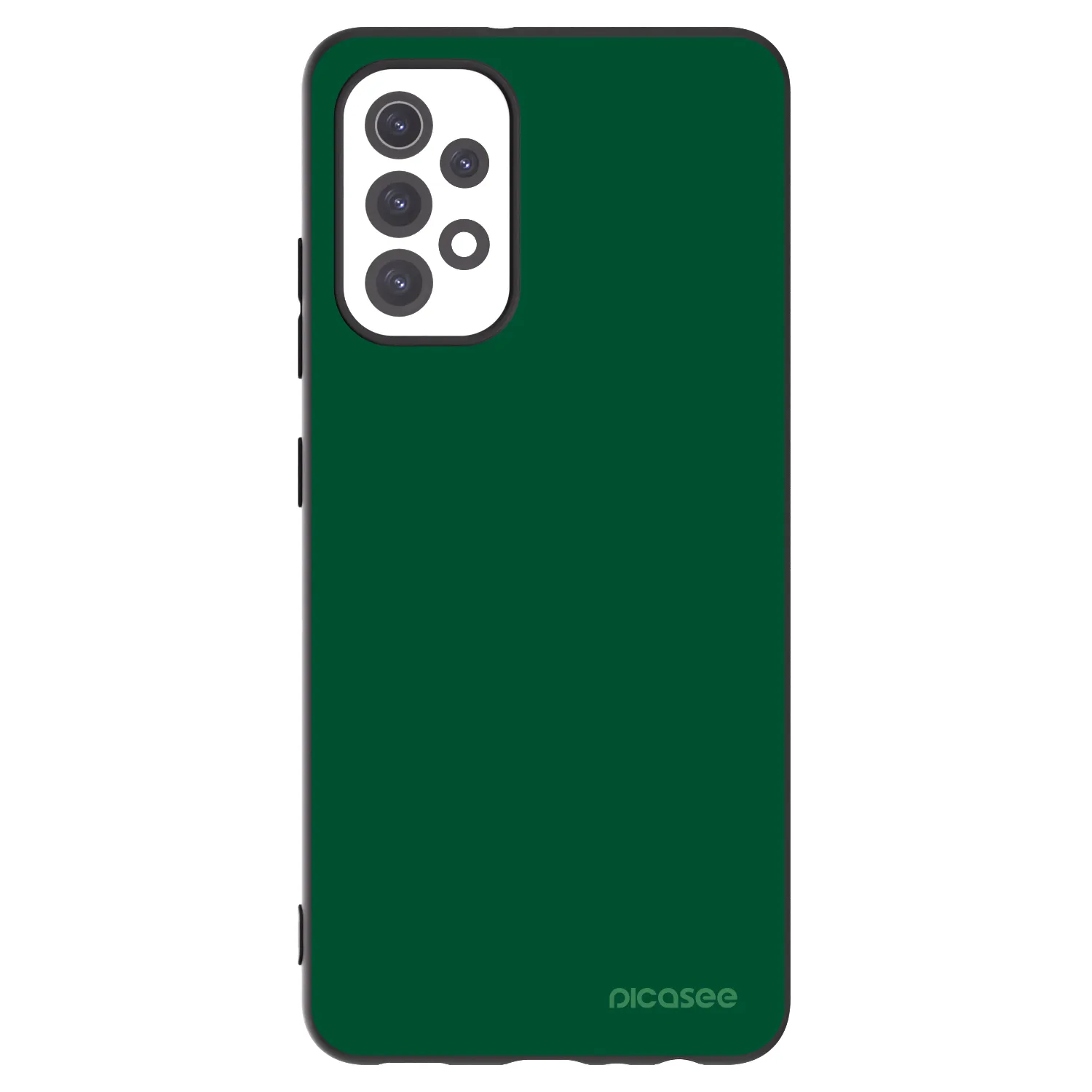 Picasee crna silikonska maskica za Samsung Galaxy A32 5G A326B - Green Gleam