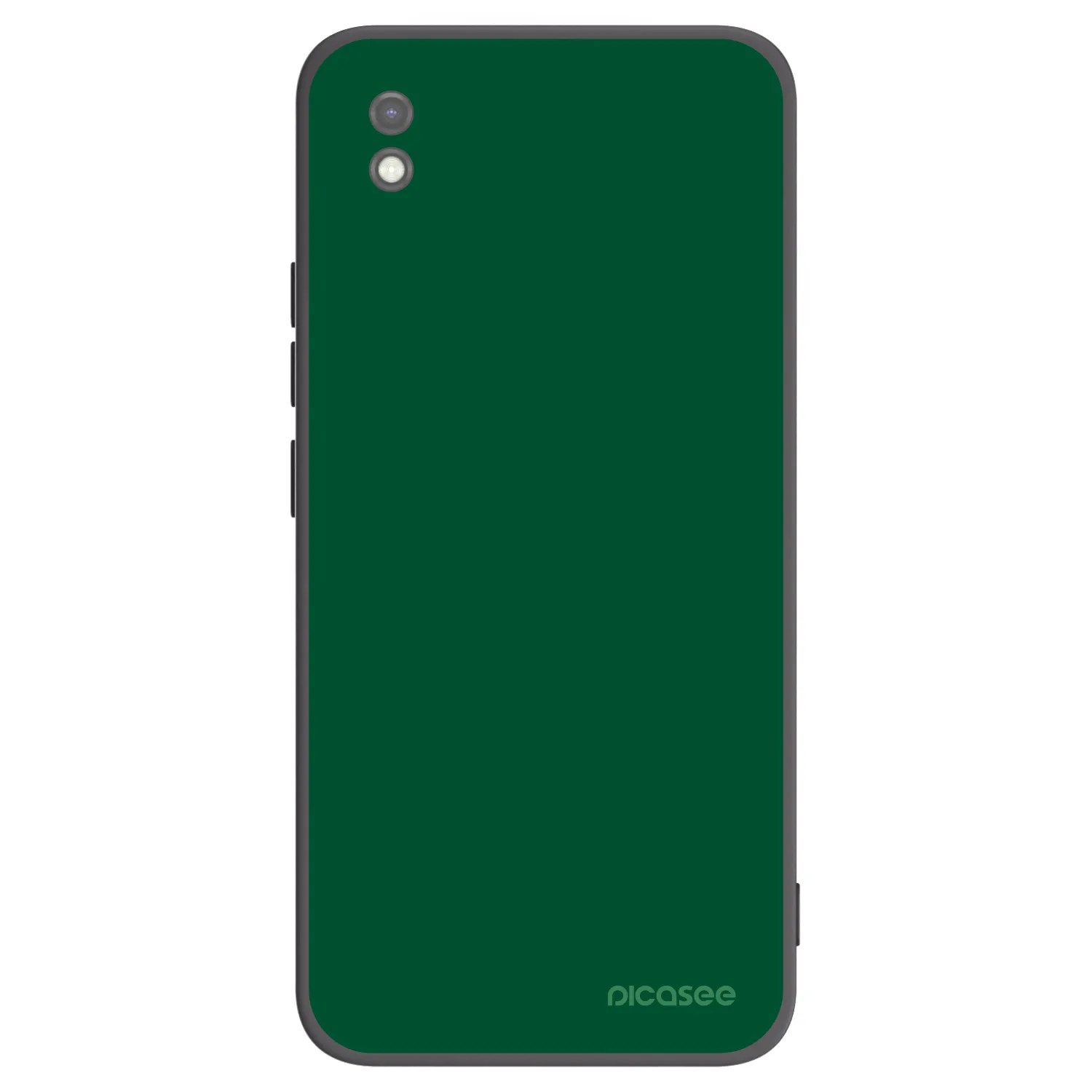 Picasee crna silikonska maskica za Xiaomi Redmi 9AT - Green Gleam