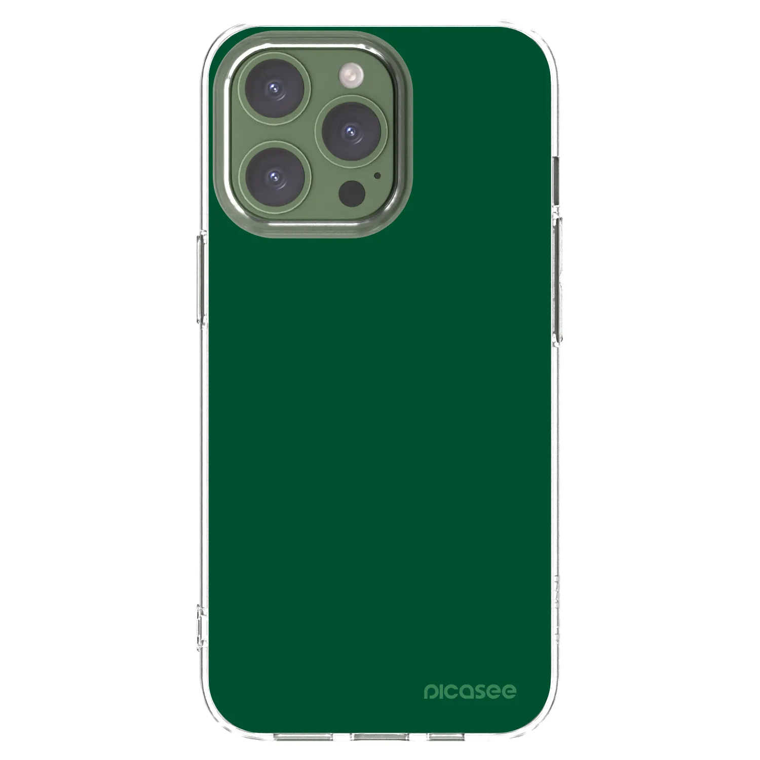Picasee silikonska prozirna maskica za Apple iPhone 13 Pro - Green Gleam