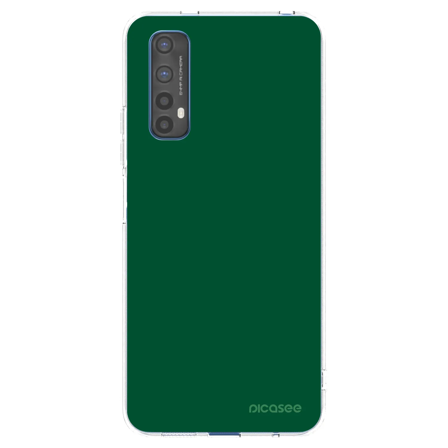 Picasee silikonska prozirna maskica za Realme 7 - Green Gleam