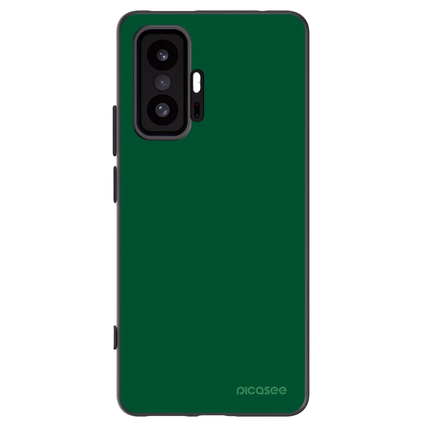 Picasee crna silikonska maskica za Xiaomi 11T Pro - Green Gleam