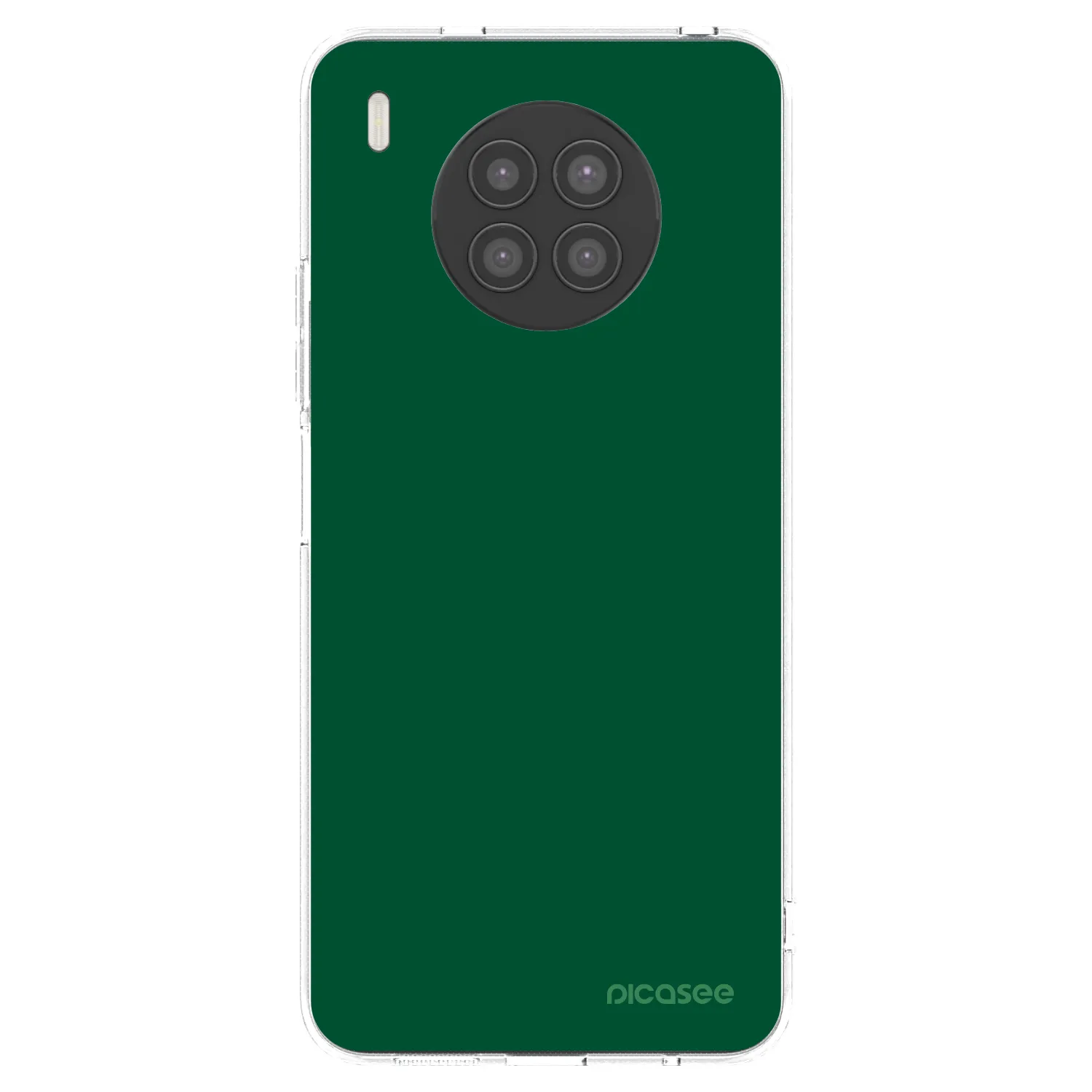 Picasee silikonska prozirna maskica za Huawei Nova 8i - Green Gleam