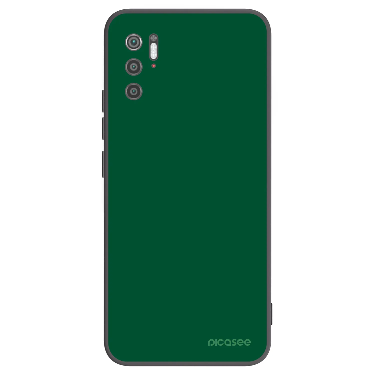 Picasee crna silikonska maskica za Xiaomi Poco M3 Pro 5G - Green Gleam