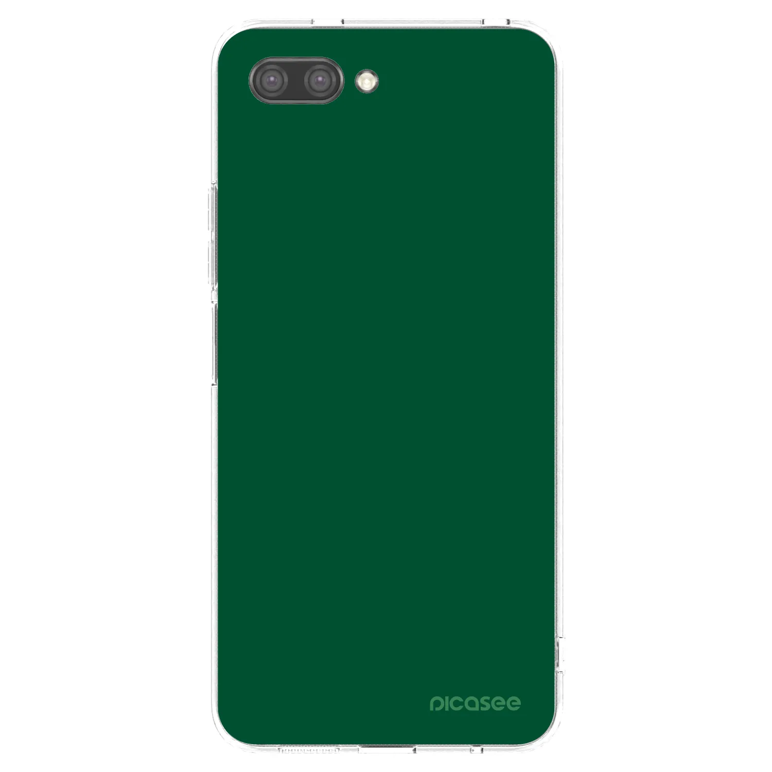 Picasee silikonska prozirna maskica za Honor 10 - Green Gleam
