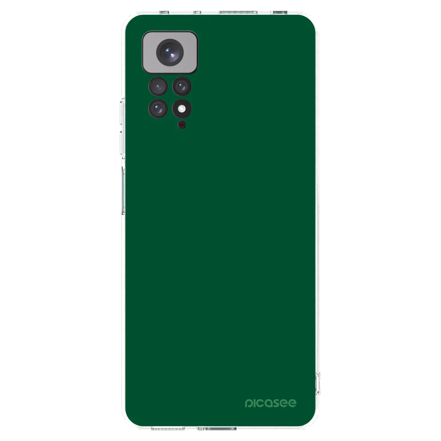 Picasee silikonska prozirna maskica za Xiaomi Redmi Note 11 - Green Gleam