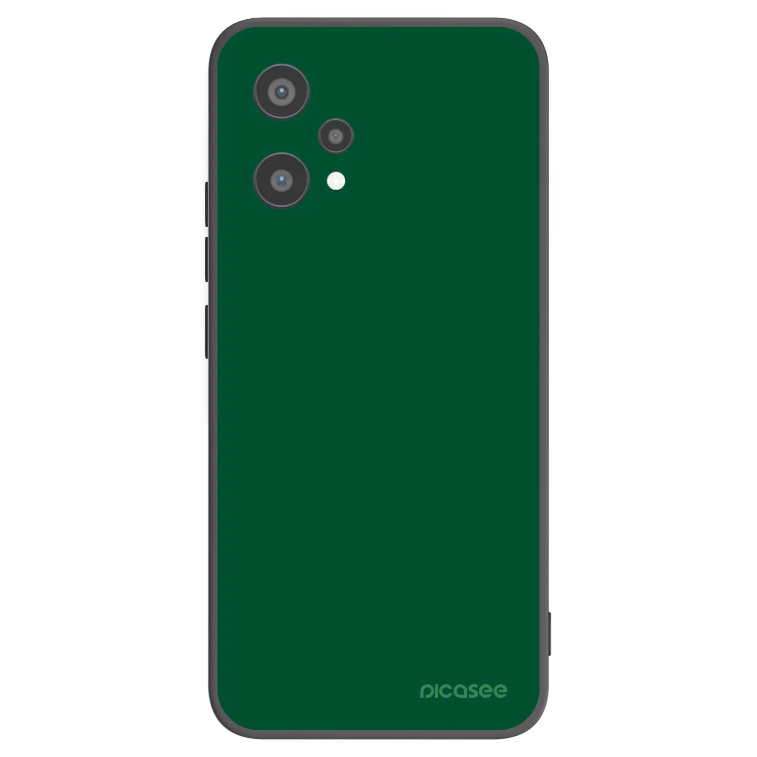 Picasee crna silikonska maskica za Realme 9 Pro 5G - Green Gleam