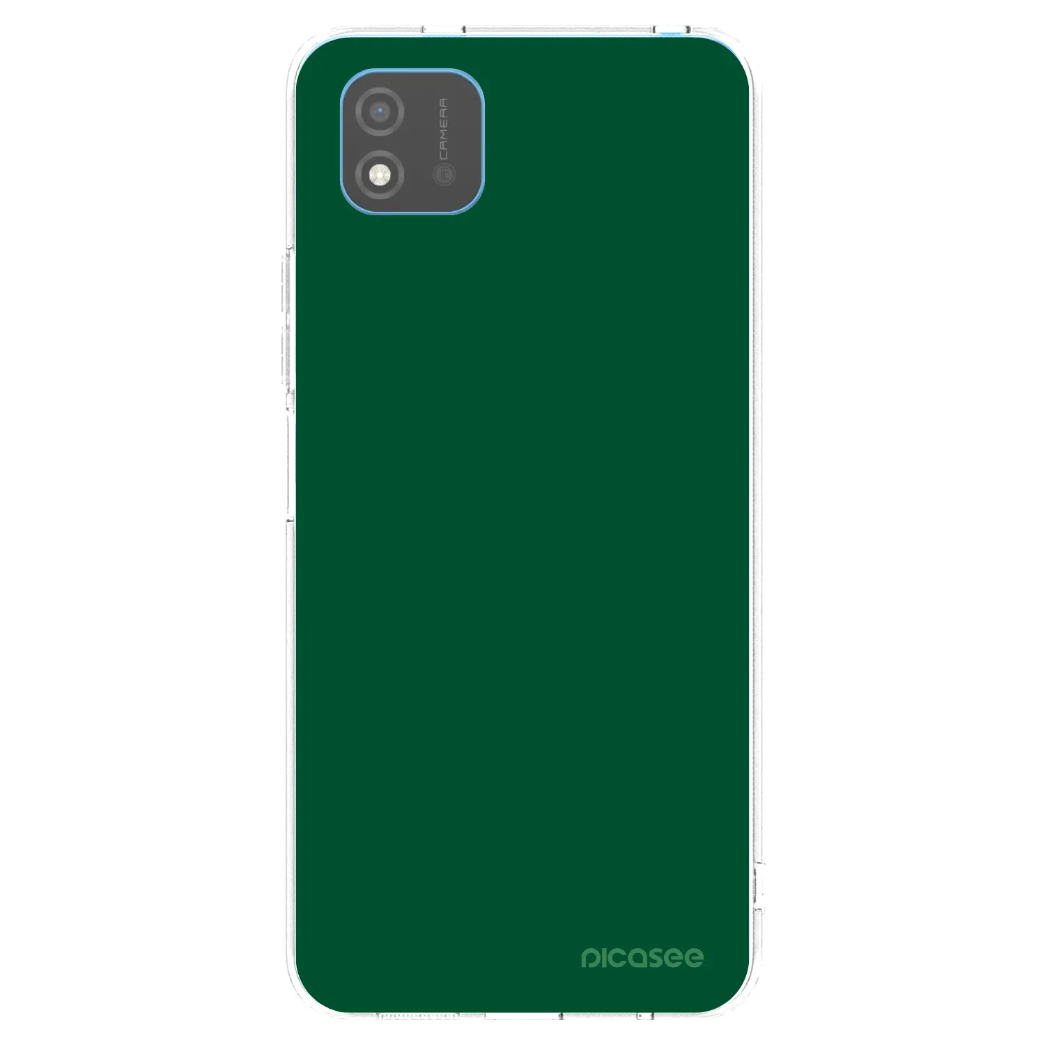 Picasee silikonska prozirna maskica za Realme C11 (2021) - Green Gleam