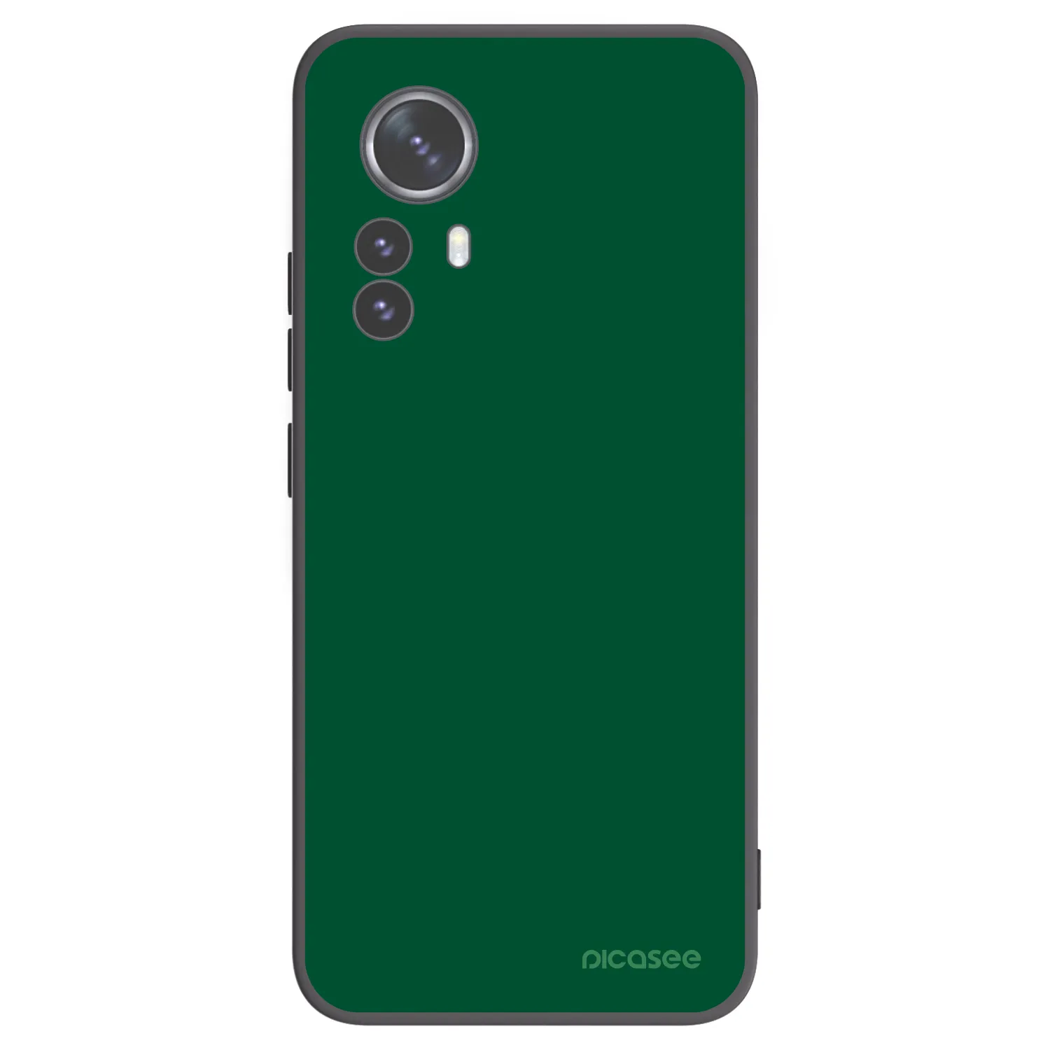 Picasee crna silikonska maskica za Xiaomi 12 Pro - Green Gleam