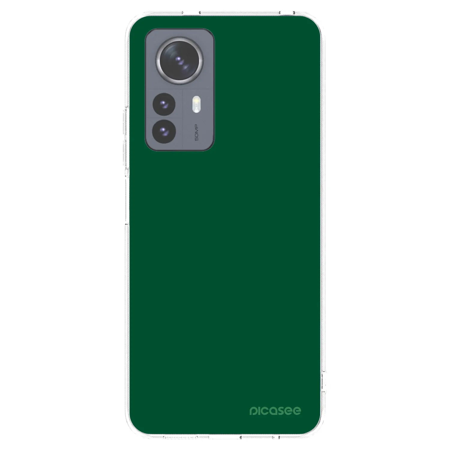 Picasee silikonska prozirna maskica za Xiaomi 12 Pro - Green Gleam