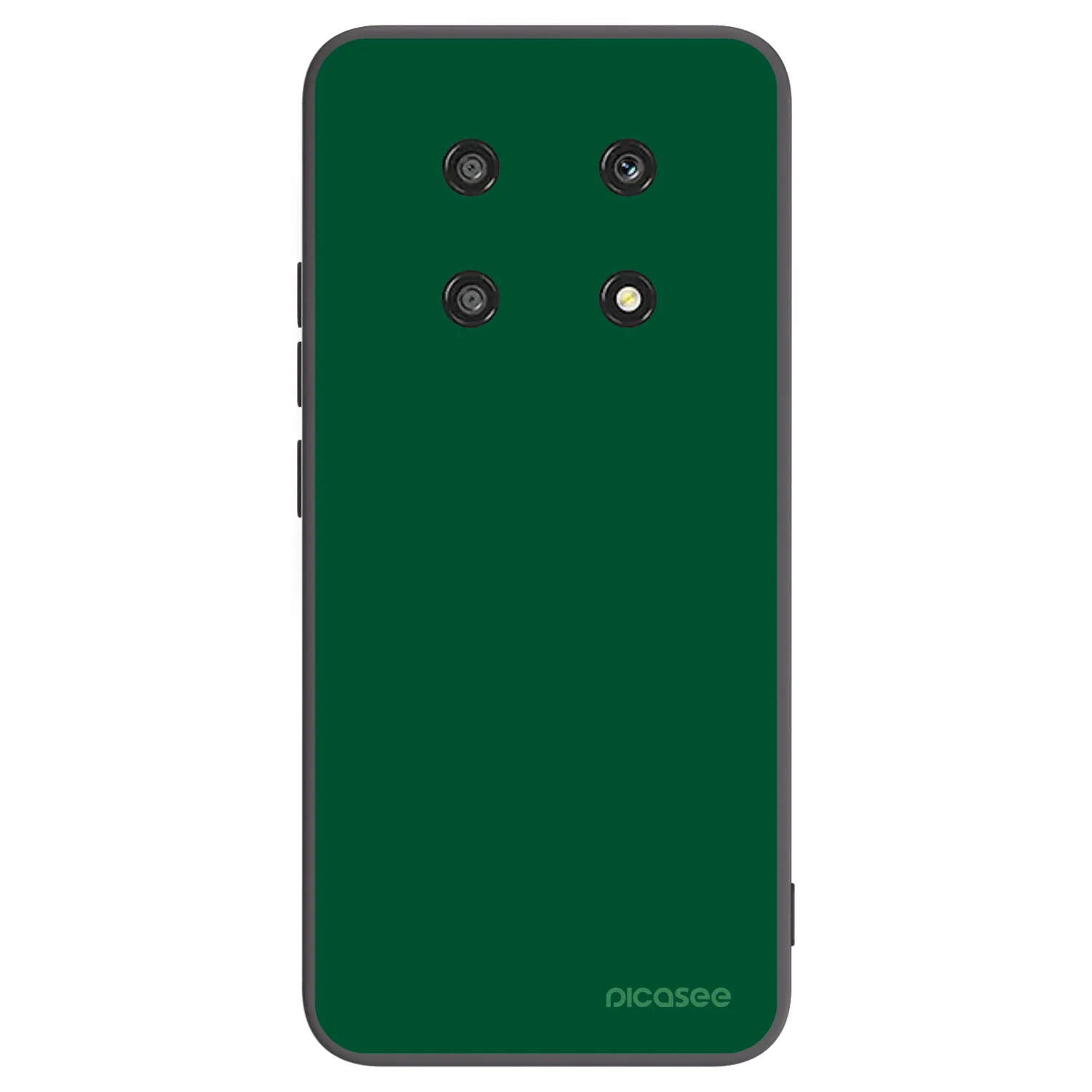 Picasee crna silikonska maskica za Honor Magic4 Lite 5G - Green Gleam