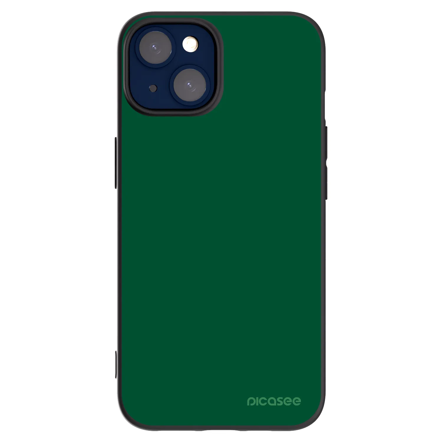 Picasee crna silikonska maskica za Apple iPhone 14 - Green Gleam