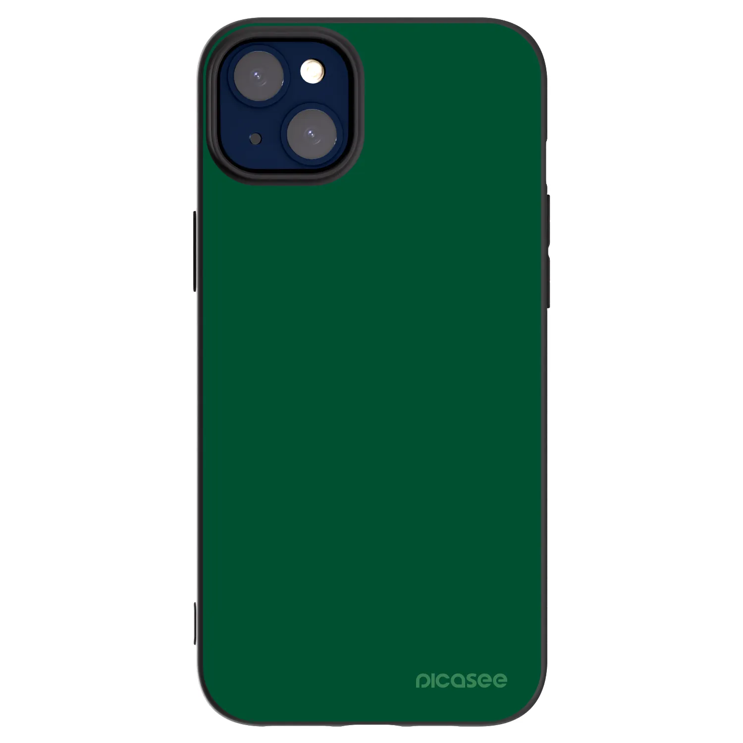 Picasee crna silikonska maskica za Apple iPhone 14 Plus - Green Gleam