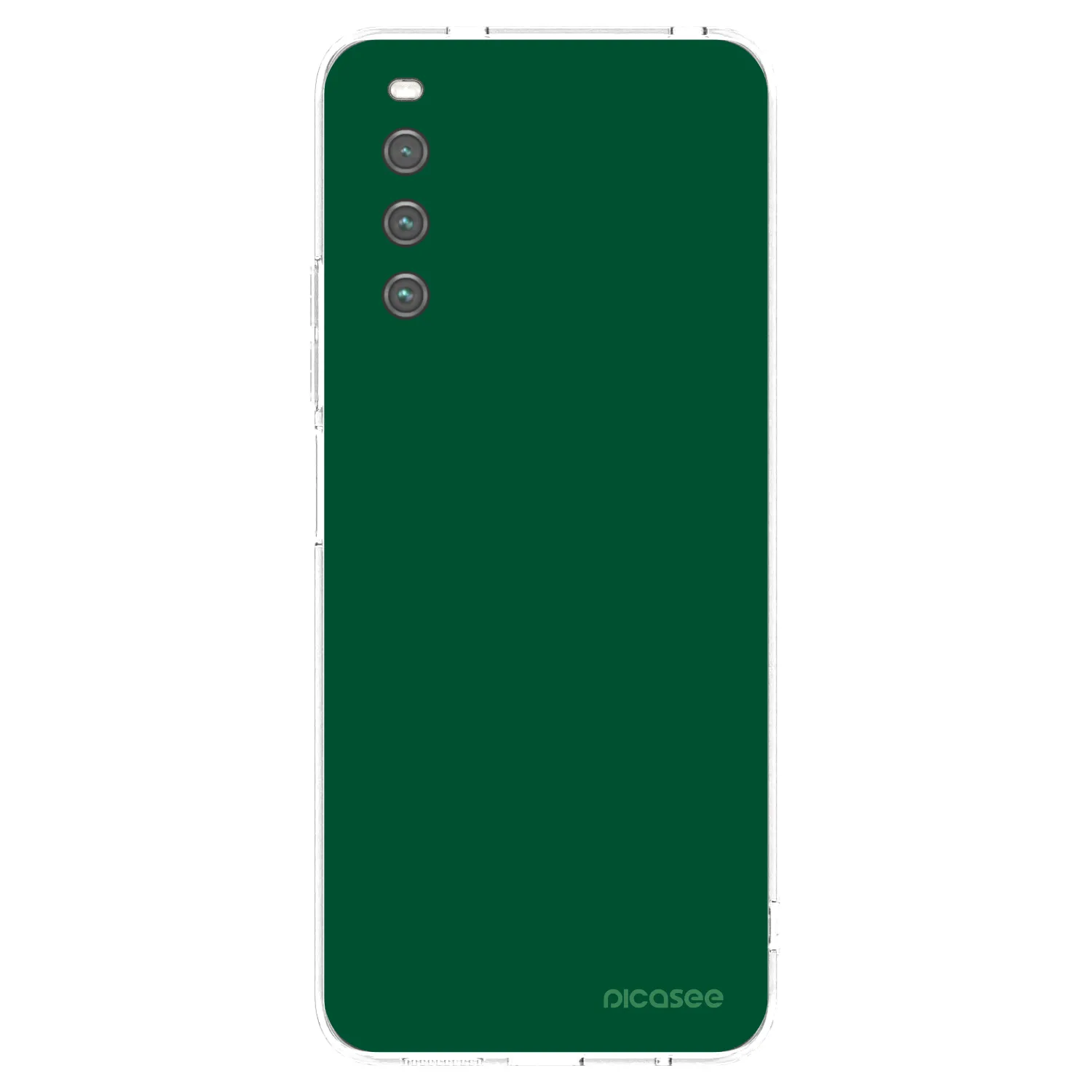 Picasee silikonska prozirna maskica za Sony Xperia 10 IV 5G - Green Gleam