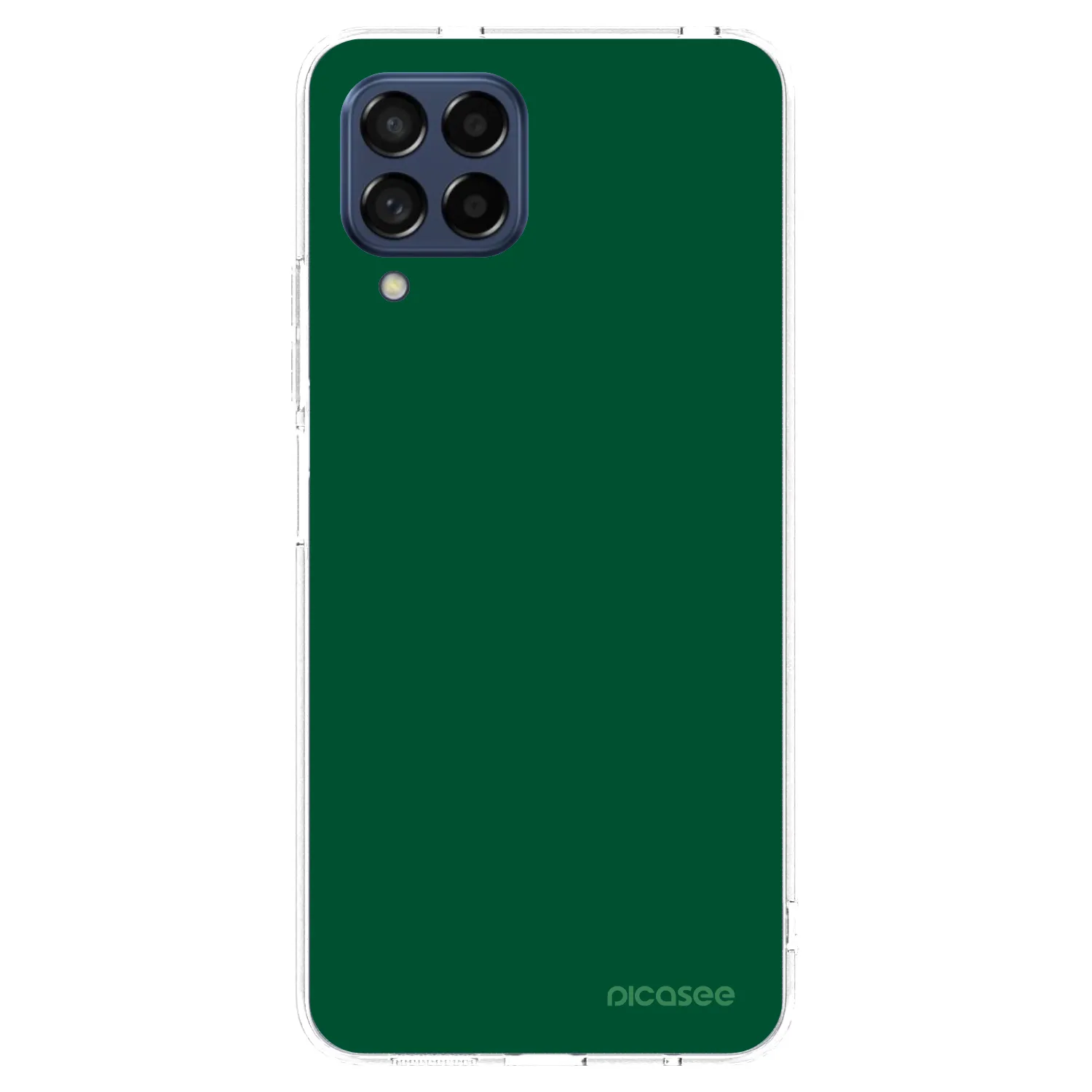 Picasee silikonska prozirna maskica za Samsung Galaxy M53 5G - Green Gleam