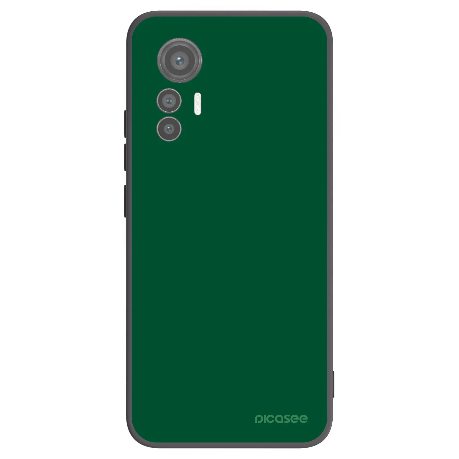 Picasee crna silikonska maskica za Xiaomi 12 Lite - Green Gleam