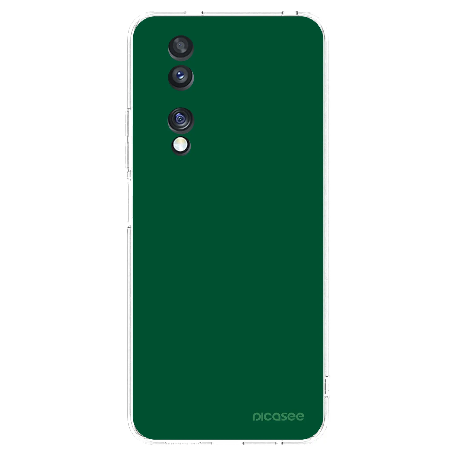 Picasee silikonska prozirna maskica za Honor 70 - Green Gleam