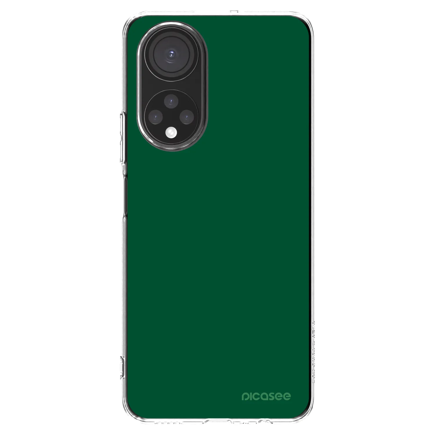 Picasee silikonska prozirna maskica za Honor X7 - Green Gleam