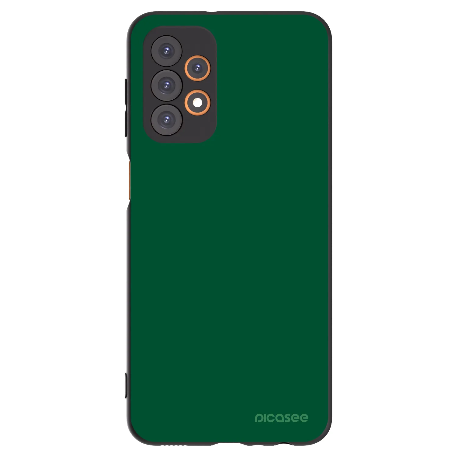 Picasee crna silikonska maskica za Samsung Galaxy A23 A236B 5G - Green Gleam