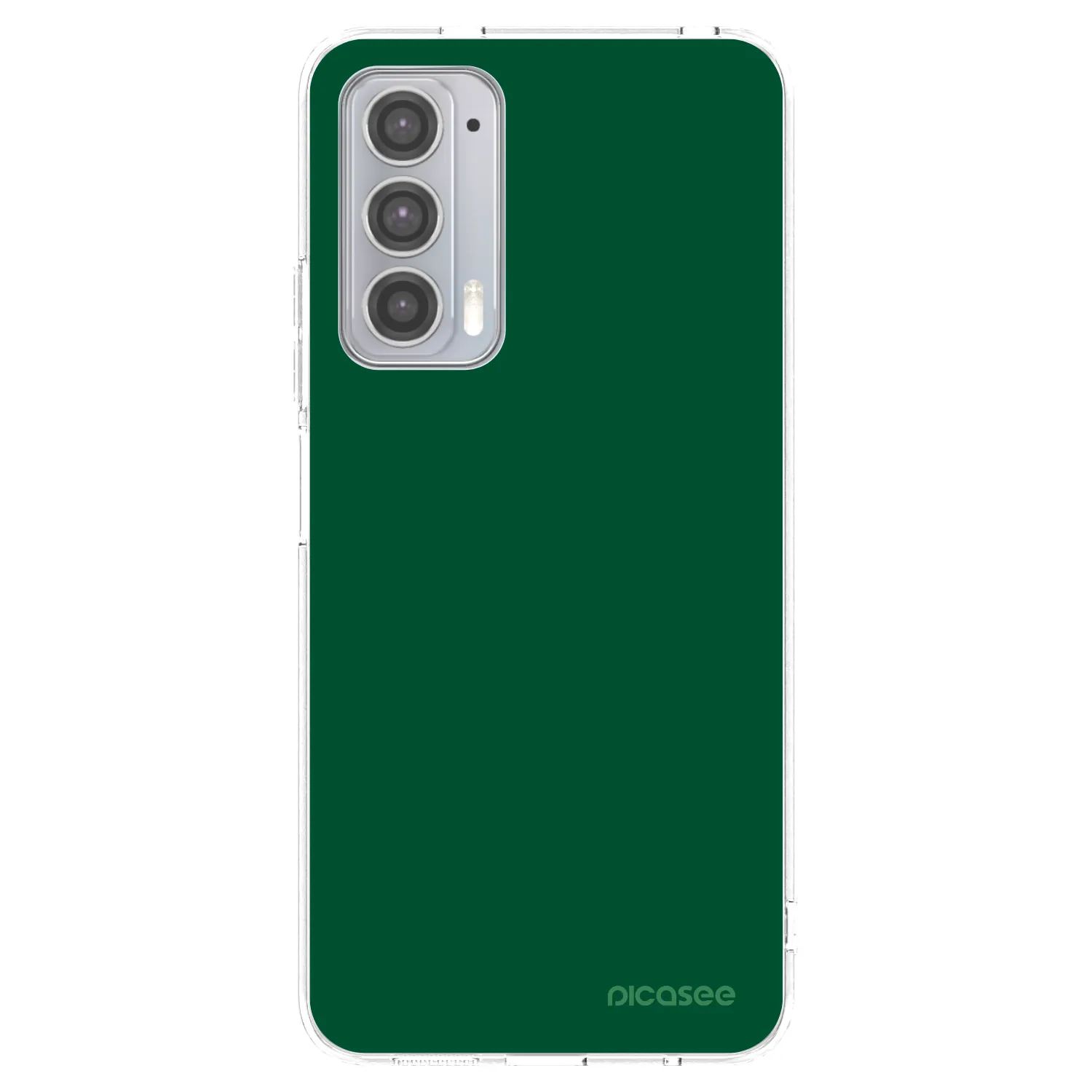 Picasee silikonska prozirna maskica za Motorola Edge 20 - Green Gleam
