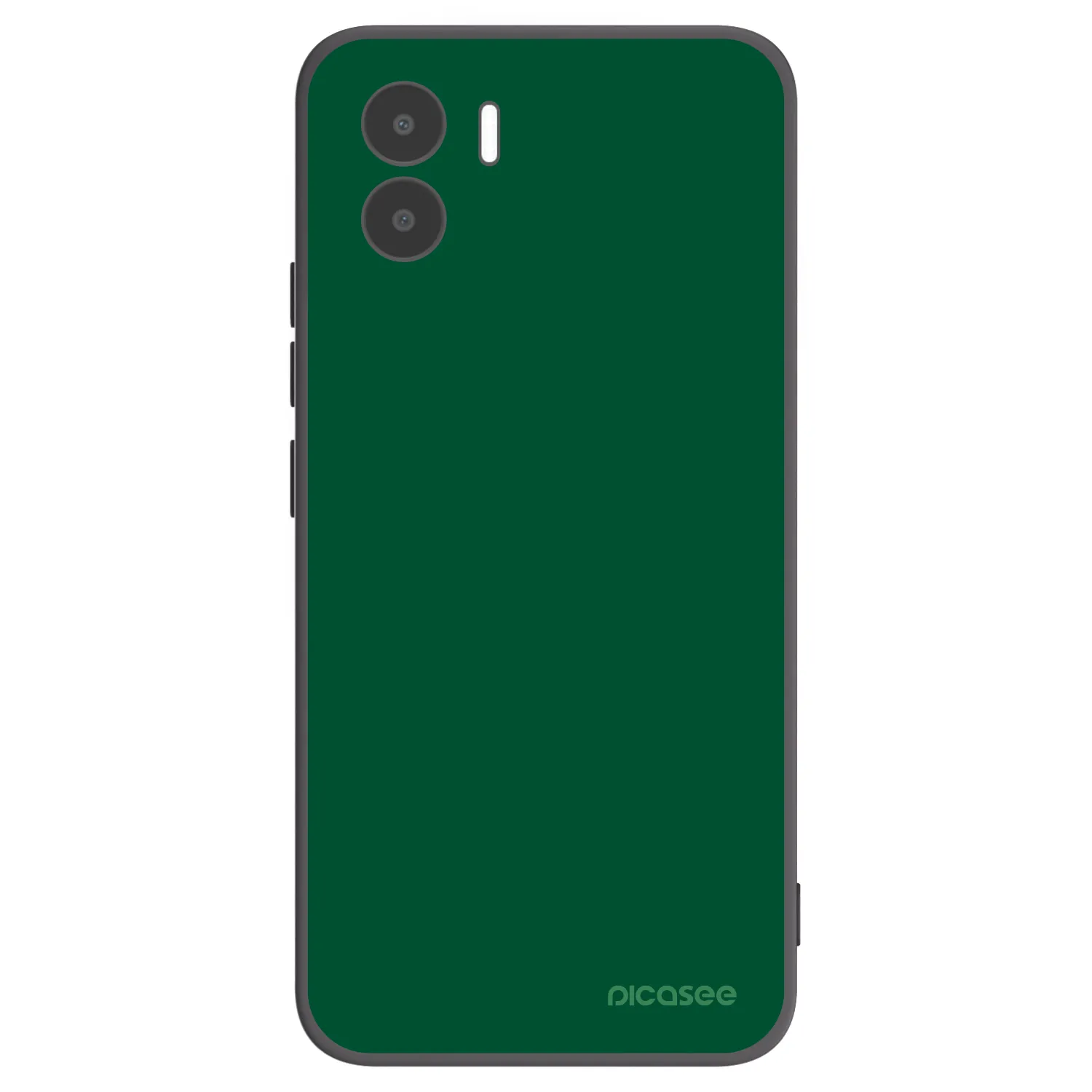 Picasee crna silikonska maskica za Xiaomi Redmi A1 - Green Gleam