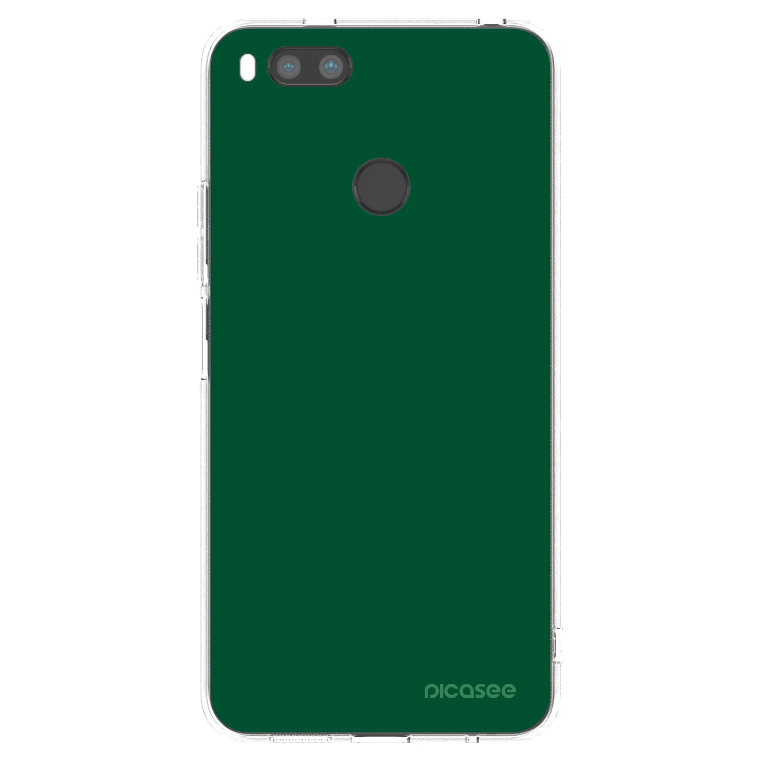 Picasee silikonska prozirna maskica za Xiaomi Redmi A1 - Green Gleam