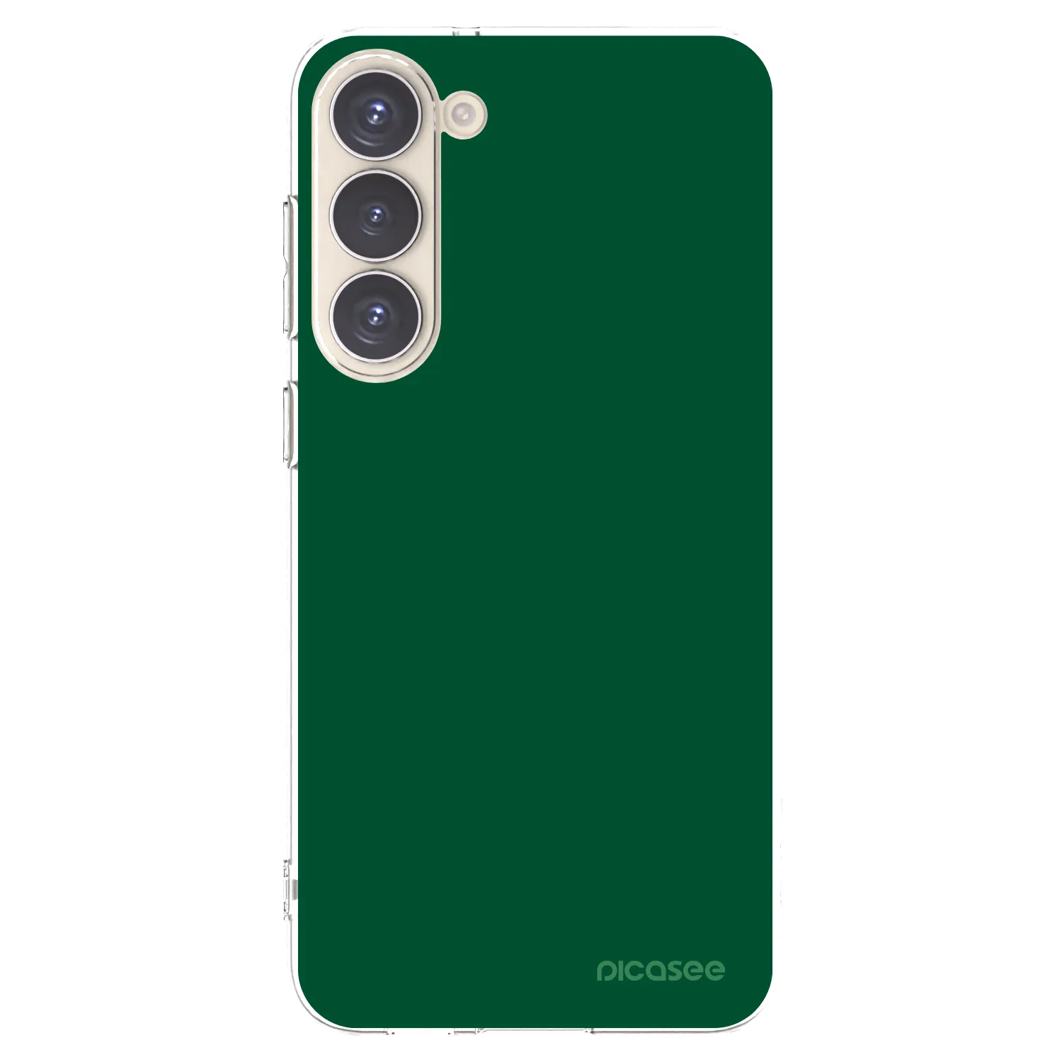 Picasee silikonska prozirna maskica za Samsung Galaxy S23+ 5G - Green Gleam