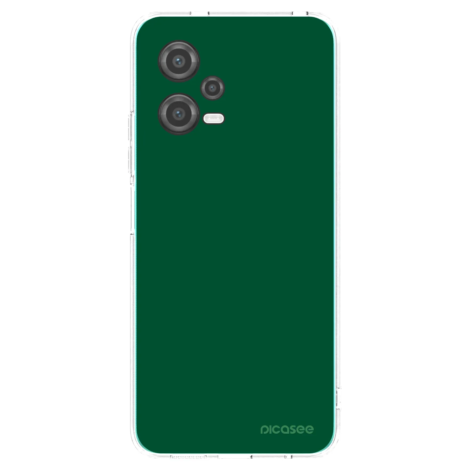 Picasee silikonska prozirna maskica za Xiaomi Poco X5 - Green Gleam