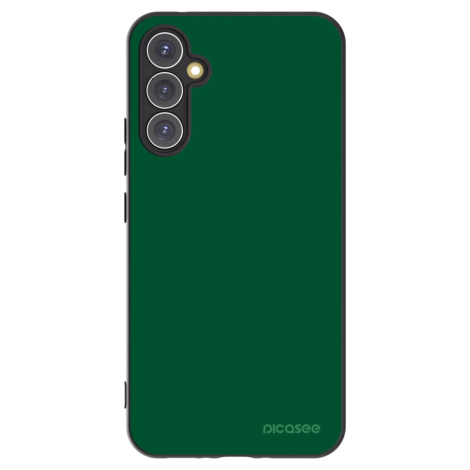 Picasee crna silikonska maskica za Samsung Galaxy A34 5G A346B - Green Gleam