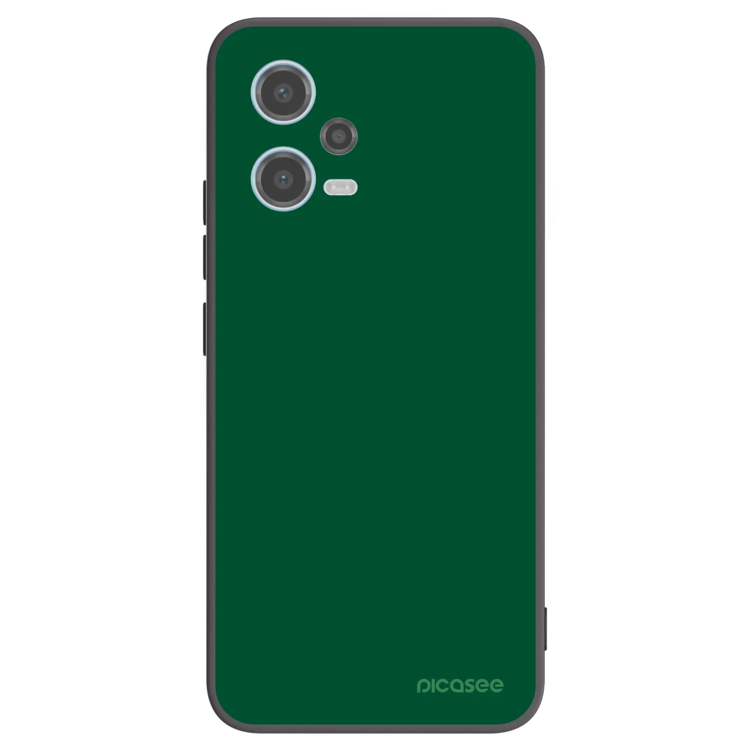 Picasee crna silikonska maskica za Xiaomi Redmi Note 12 5G - Green Gleam